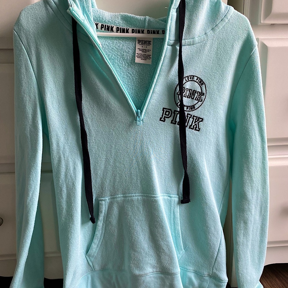 PINK quarter zip hoodie